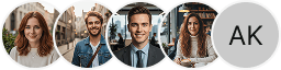 Trading review section on Profitara TT featuring multiple investor profile pictures